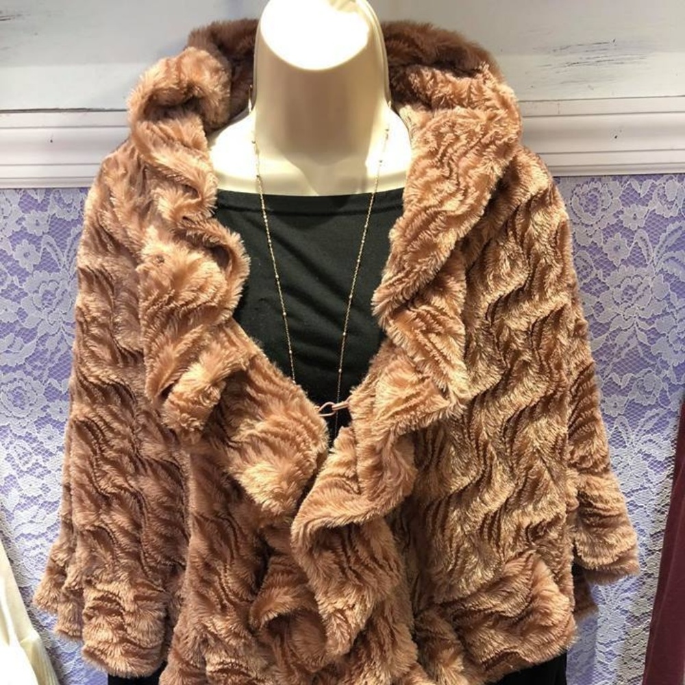 Soft Fur Shawl